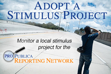 We need your help in watching stimulus projects nationwide