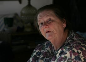 Dimock resident Norma Fiorentino's drinking water well was a time bomb. On New Year's morning, her well exploded. After the blast, state officials found methane in her drinking water. (Abrahm Lustgarten/ProPublica)