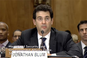 Jonathan Blum testifying