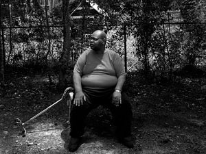 Rodney Scott in Pearl River, La. He was almost taken for dead and was the last patient to leave the hospital in the evacuation. (Paolo Pellegrin/Magnum Photos)