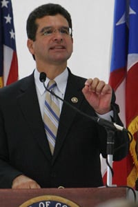 Puerto Rico's resident commissioner Pedro Pierluisi