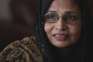 Samraz Rana is the wife of Tahawwur Rana, who is on trial for being an accomplice in the 2008 Mumbai attacks. (Photo courtesy of PBS FRONTLINE)