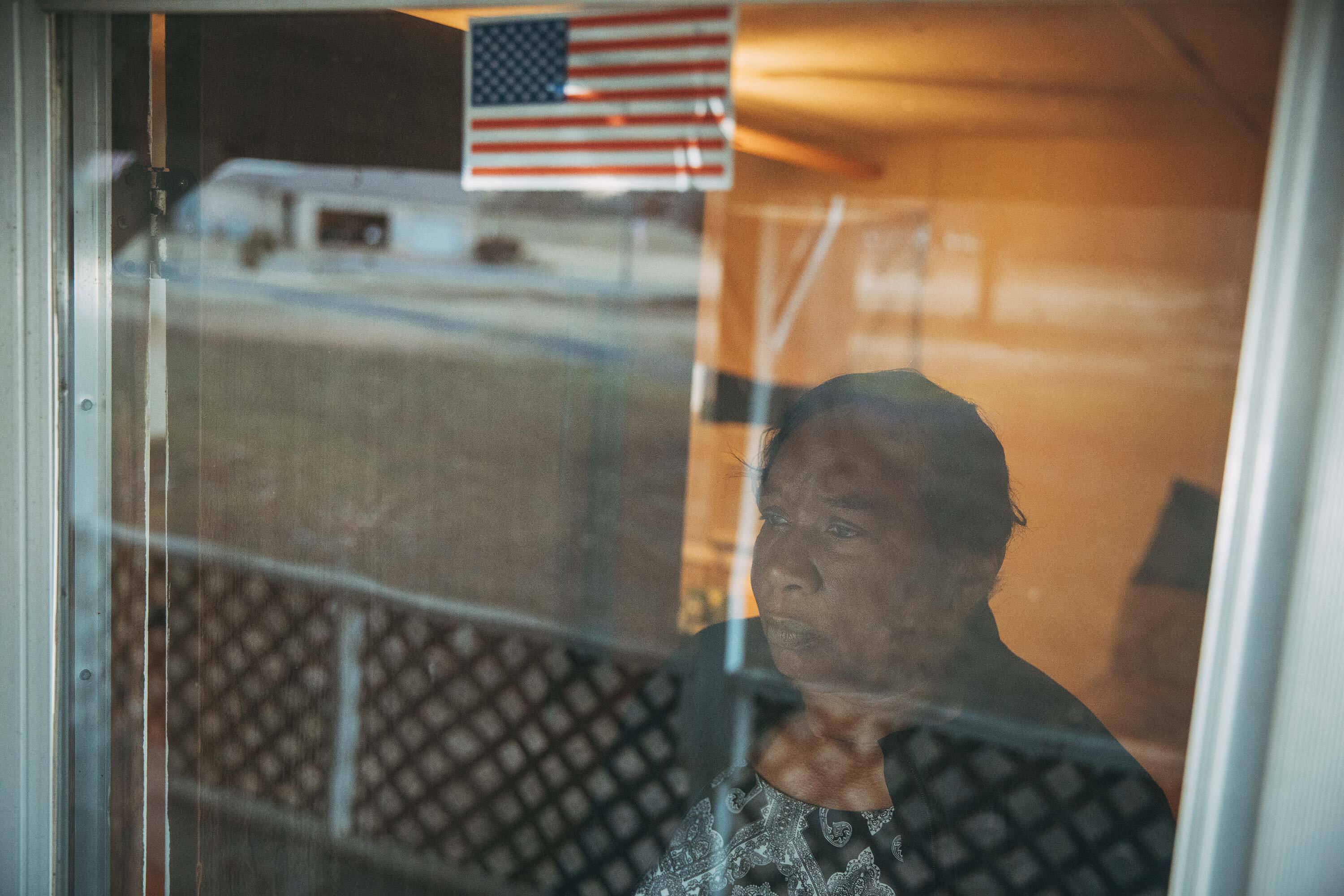 Fannie Stanberry, pictured at her home in Moscow, Tennessee, broke her arm and eight ribs in a 2016 incident at FedEx’s hub. Three years later, a similar accident would kill Young.
